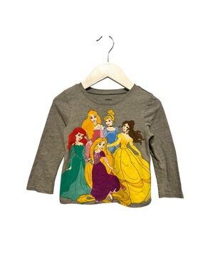 ⭐️ 5/$30 Old Navy Kids Disney Princess LS Shirt size 18-24M
